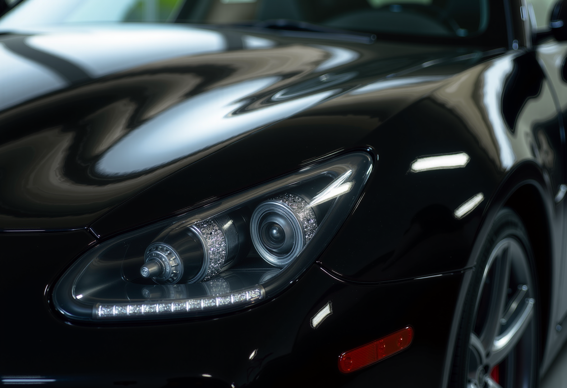 Mirror paint finish