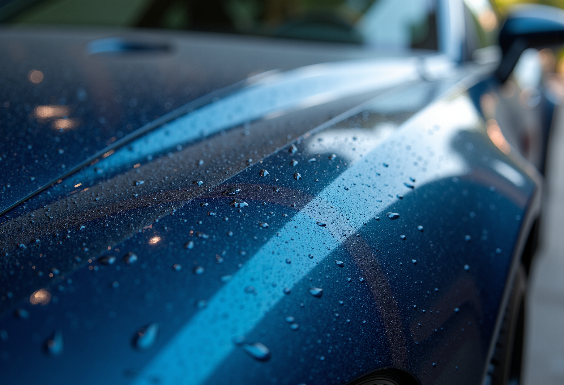 Ceramic-coated shine