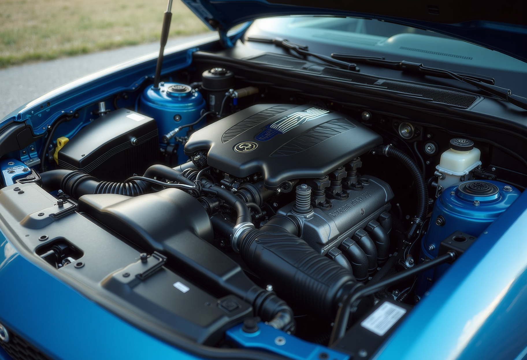 Clean engine bay